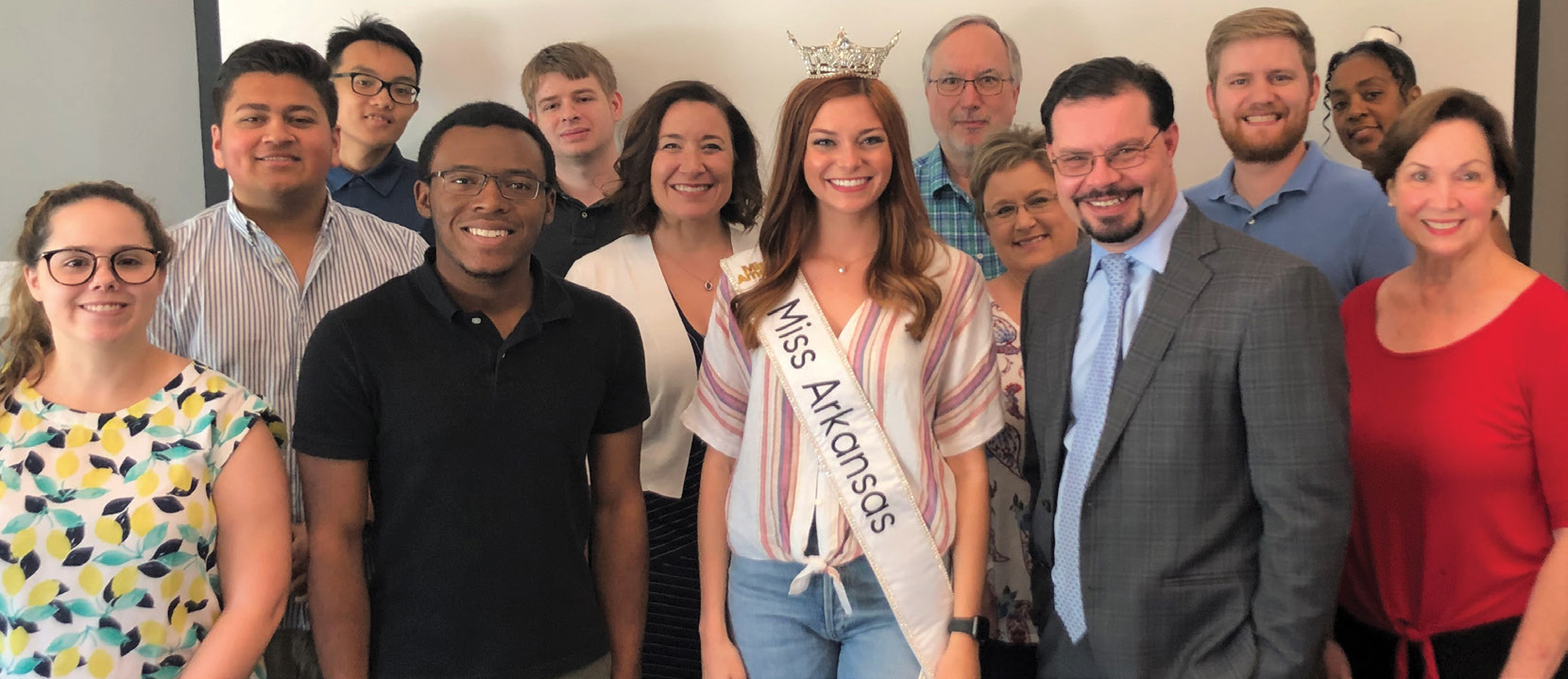 Our staff with Miss Arkansas 2019